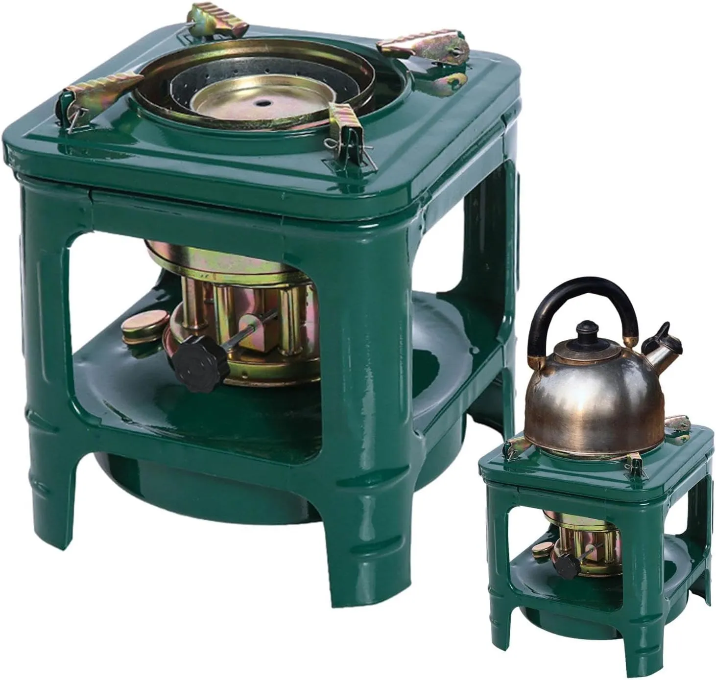 Outdoor Oil Stove – Multi-Wick Portable Cooking Furnace, Backpack Stove | Picnic Kerosene Cooker, Liquid Camping Stove, Lightweight Trailside Burner, 8-Wick Oil Camp Heating Device, Efficient