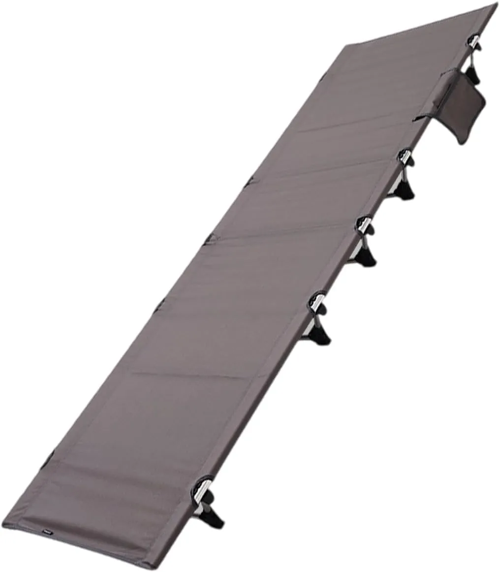 Outdoor Travel Folding Bed Camping Cot Portable Folding Bed Light Weight Tent Bed for Beach Travel Tent Sleep