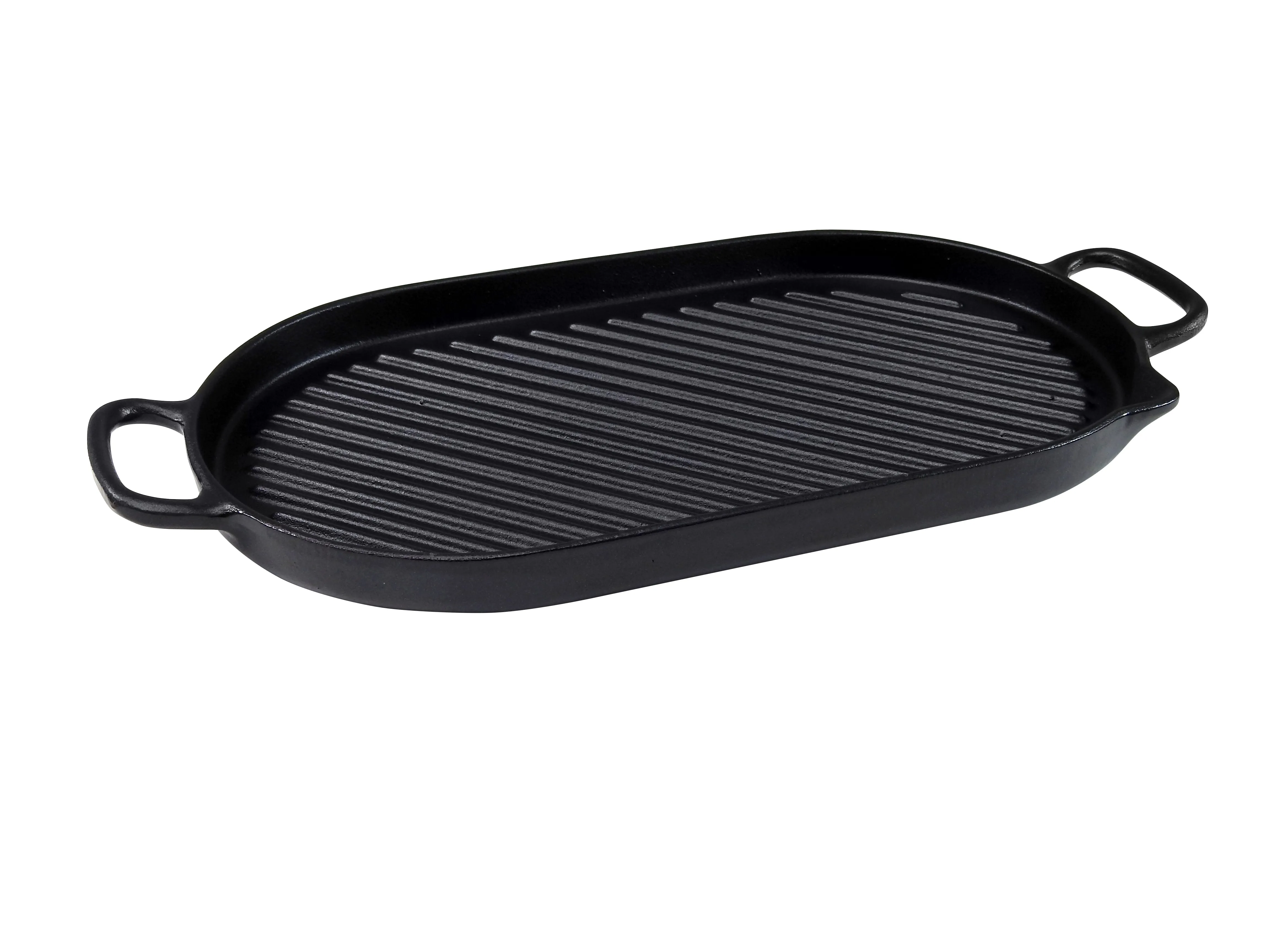 Oval Stove Top Grill 42 x 20cm Onyx