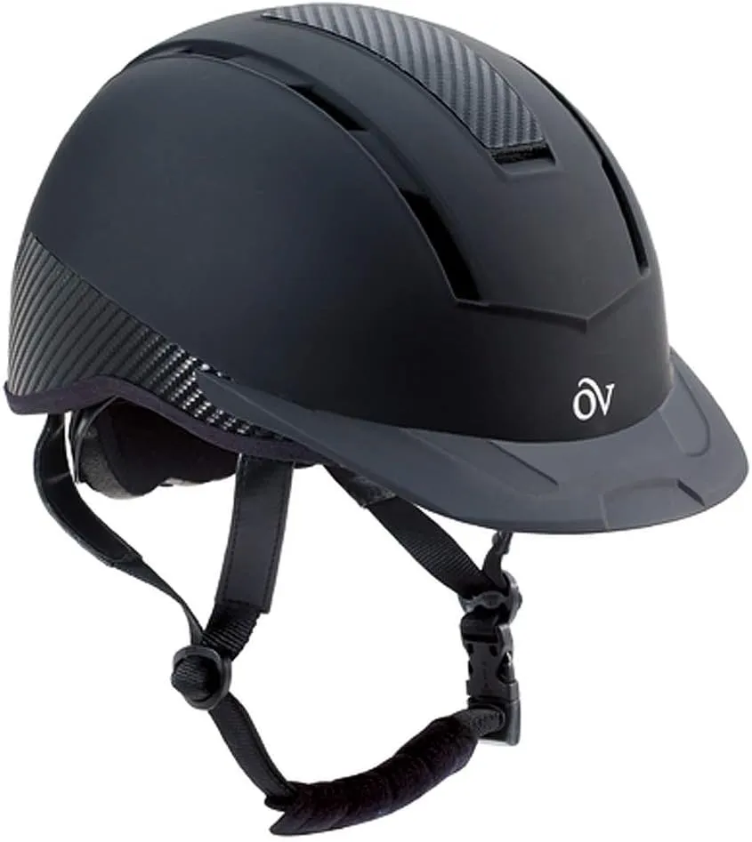 Ovation Unisex Extreme Riding Helmet, Black, Small/Medium,467565BLK S/MD