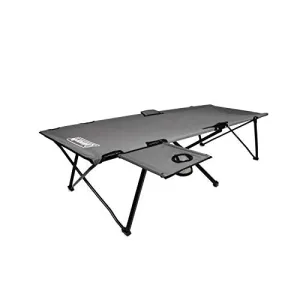 Pack-Away Camping Cot w/ Removable Side Table,Extra Wide Cot