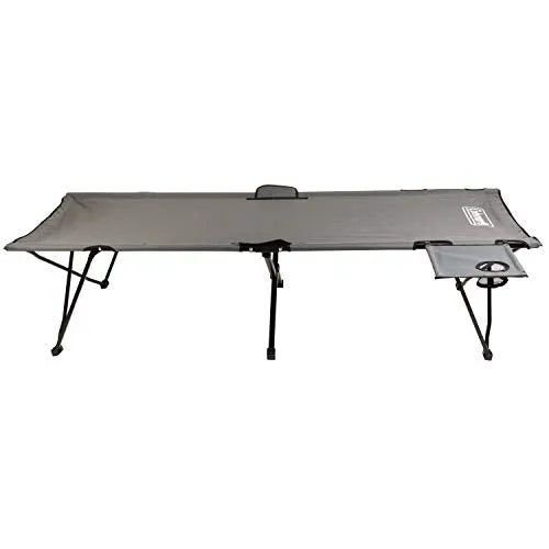 Pack-Away Camping Cot w/ Removable Side Table,Extra Wide Cot