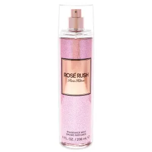 Paris Hilton Rose Rush Body Spray for Women | Floral and Fruity Fragrance | Notes of Rose Petals, Papaya and Amber | Feminine, Flirty and Long-Lasting | 8 Oz