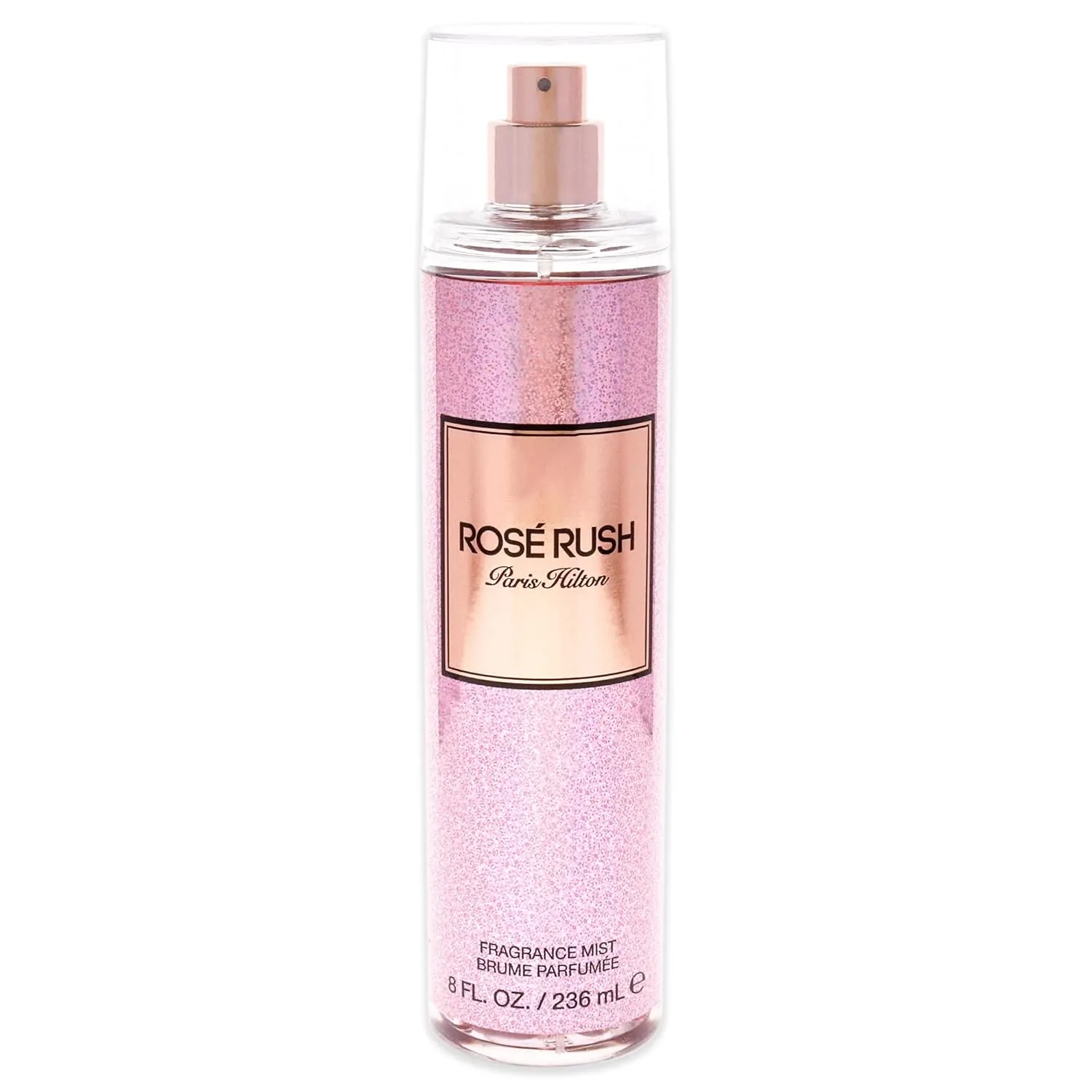 Paris Hilton Rose Rush Body Spray for Women | Floral and Fruity Fragrance | Notes of Rose Petals, Papaya and Amber | Feminine, Flirty and Long-Lasting | 8 Oz