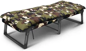 Patio Lounge Chairs Folding Camp Cot,Comfort Folding Military Bed Camping COT with Free Mat Ideal for Camping and Hunting, Indoor Guest Bed, Easy Assemble Reclining Patio Chairs