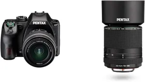 Pentax KF (Black) 18-55WR KIT AC/CA with HD Pentax-55-300mm F4.5-6.3