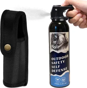 Pepper Spray Easy Carry and Fast Access, Secure and Easy to Use Safety with Holster Pepper Spray for Both Women and Men Quick Release