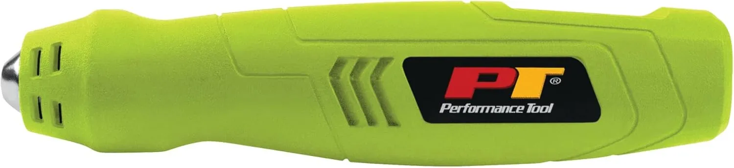 Performance Tool W2082 Compact Rechargeable Cordless Heat Gun, 600 Degree Max Output, Vinyl Wrap, Shrink Tubing, Wire Connectors, Crafts, Phone Repair