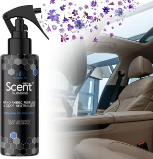 Perfume Fabric Spray for Textile and Room - Nano Scent Odor Eliminator for Strong Odor Room Linen Carpet Bathroom Spray - Shoe Deodorizer Spray - Fabric Refresher Spray Various Scent (NanoScent Blue)