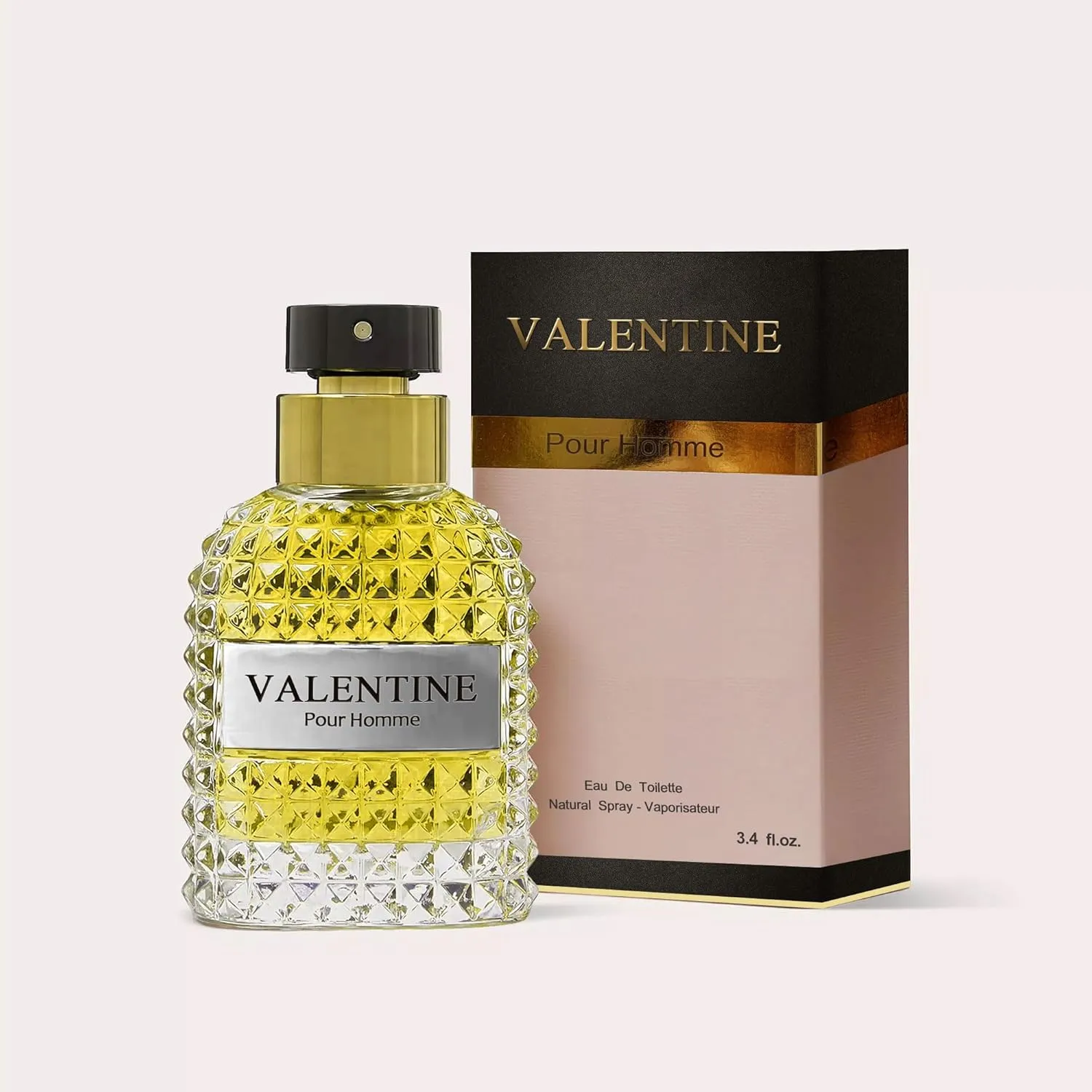 Perfume for Men Valentine Milano Eau de Toilette Natural Spray Men Cologne Masculine Scent 3.4 Fl Oz/100ML