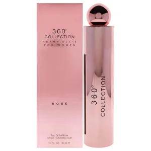 Perry Ellis 360 Collection Rose for Women Eau de Parfum Spray, 3.4 Ounce