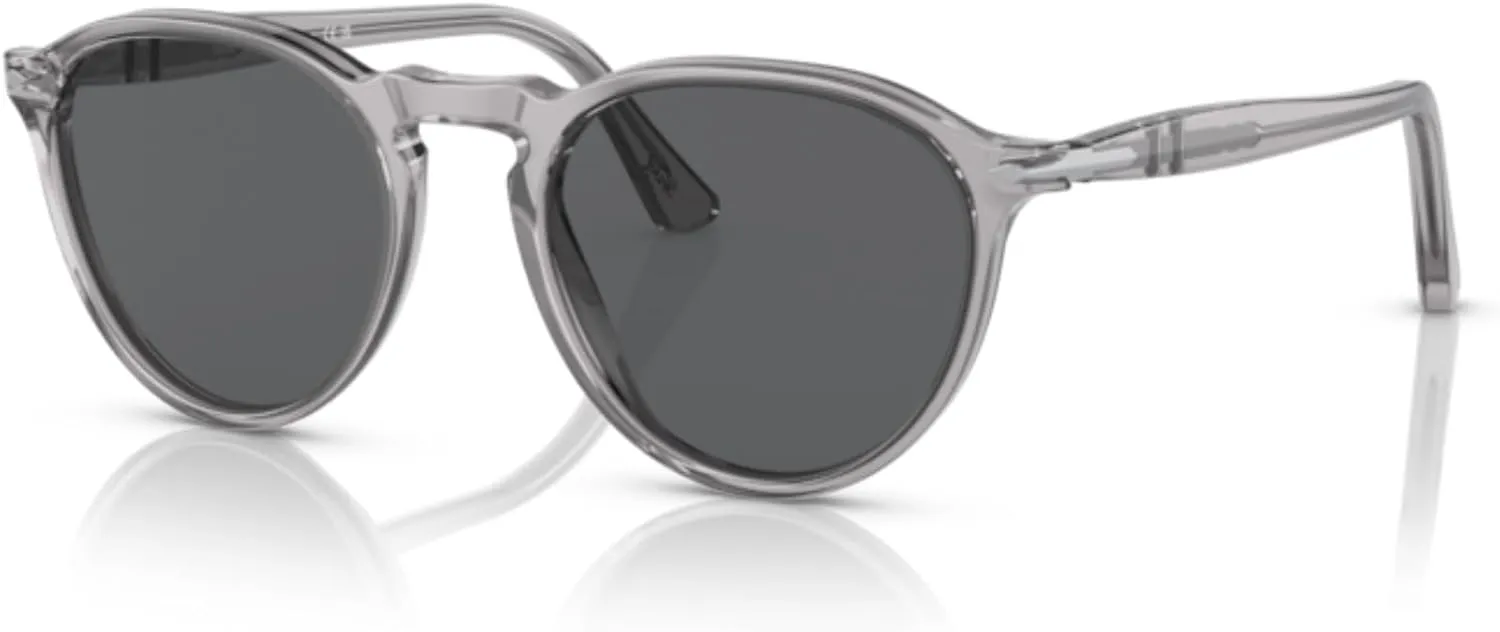 Persol PO3286S Round Sunglasses for Men for Women   BUNDLE With Designer iWear Complimentary Eyewear Kit