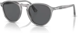 Persol PO3286S Round Sunglasses for Men for Women   BUNDLE With Designer iWear Complimentary Eyewear Kit
