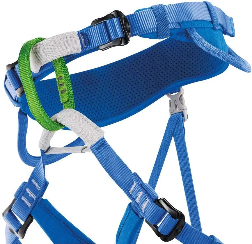 PETZL MACCHU Kids' Climbing Harness - Adjustable Seat Harness for Children Less Than 40kg / 88 lbs