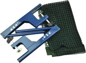 Ping Pong Nets Post Set Ping Pong Net with Clamp Screw Clamp Tension and Height Adjustment Easily Install Quick Setup Sturdy