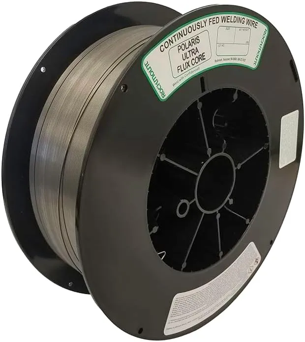 Polaris Ultra Flux Core Wire: .045" Dia., For Mild/Medium Steel Repair, Self-Shielded