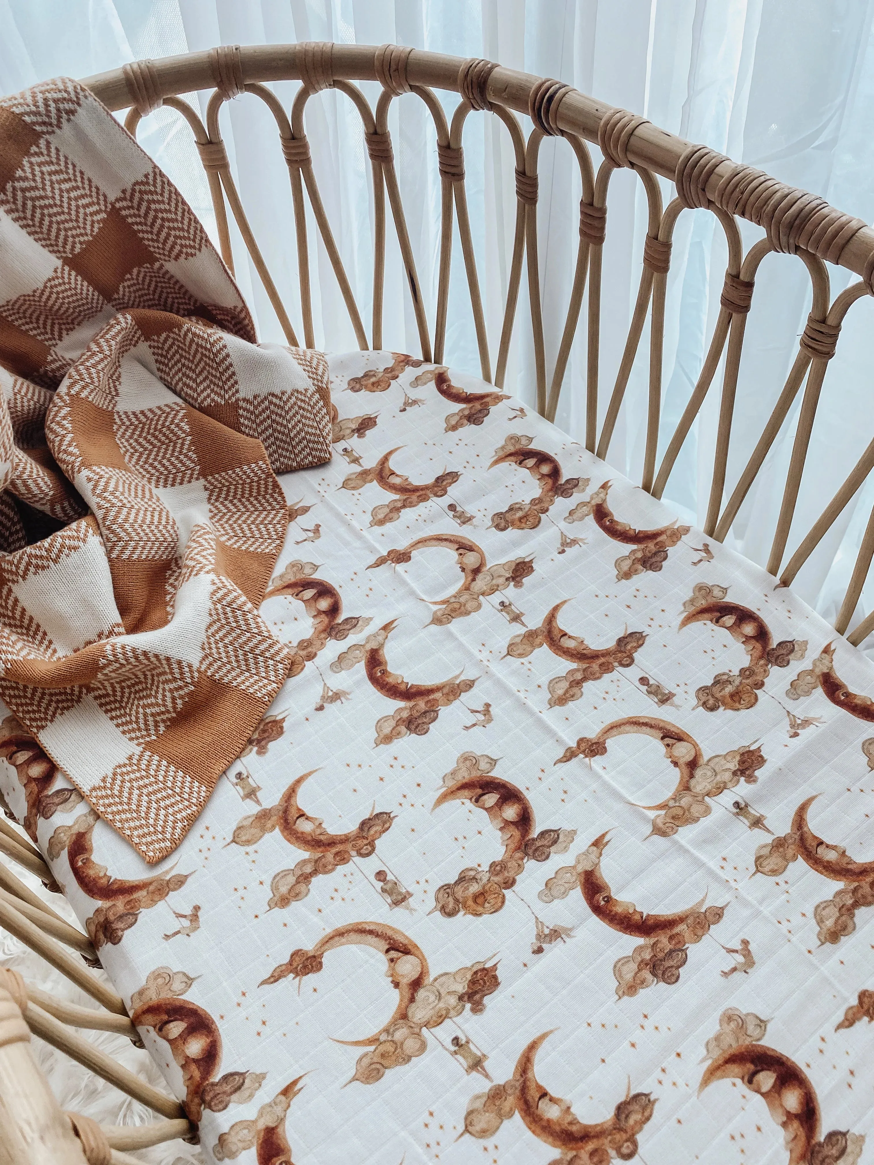 Pop Ya Tot Cradle Song Muslin Sheet