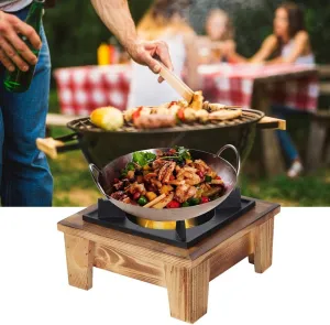 Portable Barbecue Alcohol, Oven Japanese Alcohol Wood Utensil For Outdoor Picnic Stove Stand Stove Furnace Kitchenware Cooking