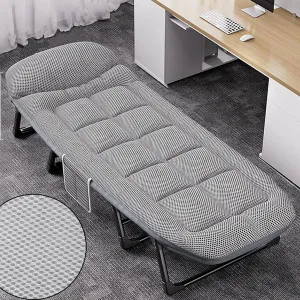 Portable Camping Cot, Camping Cot for Adults,Folding Cot for Outdoor Camping/Office, with Thick Memory Foam Mattress for Spare Bedroom & Office 450LBS Max Load Home Nap