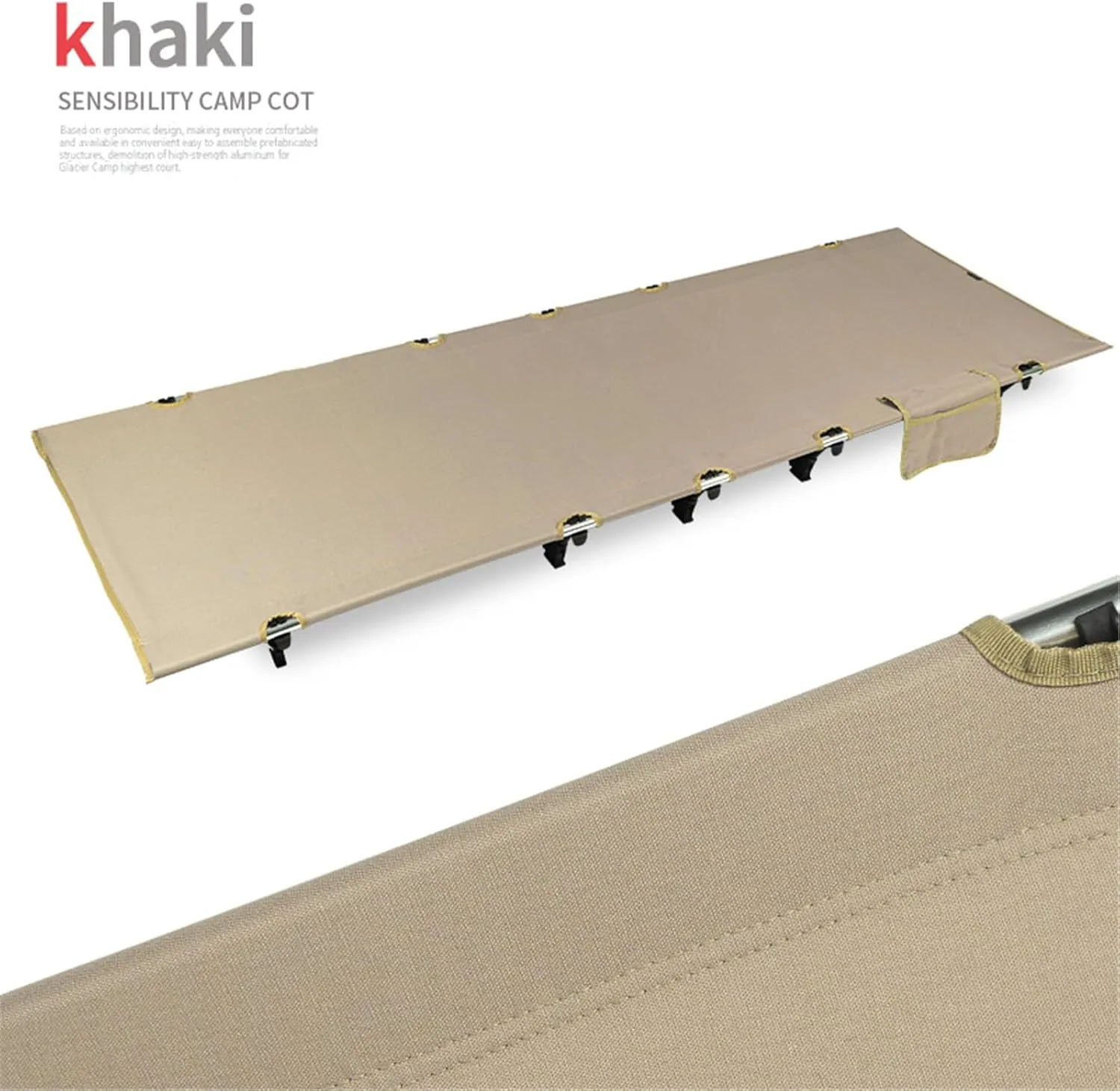 Portable Camping Fishing Hiking Bed Outdoor Beach Travel Sleep Fishing Cot Folding Bed for Outdoor Travel Backpacking