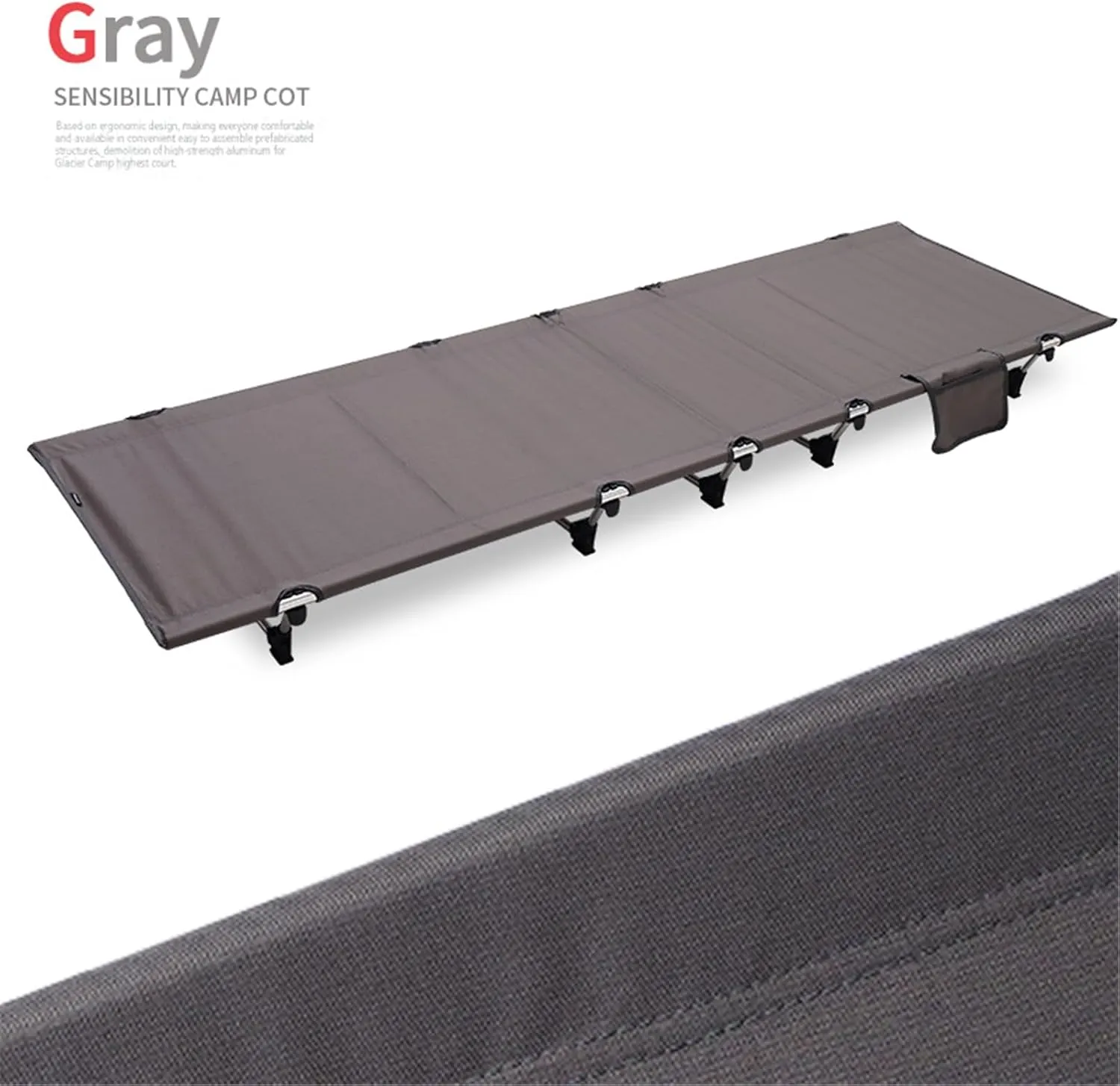 Portable Camping Folding Bed Light Weight Sleep Camping Bed Sleep Cot for Camping Hiking Travel Truck Beach