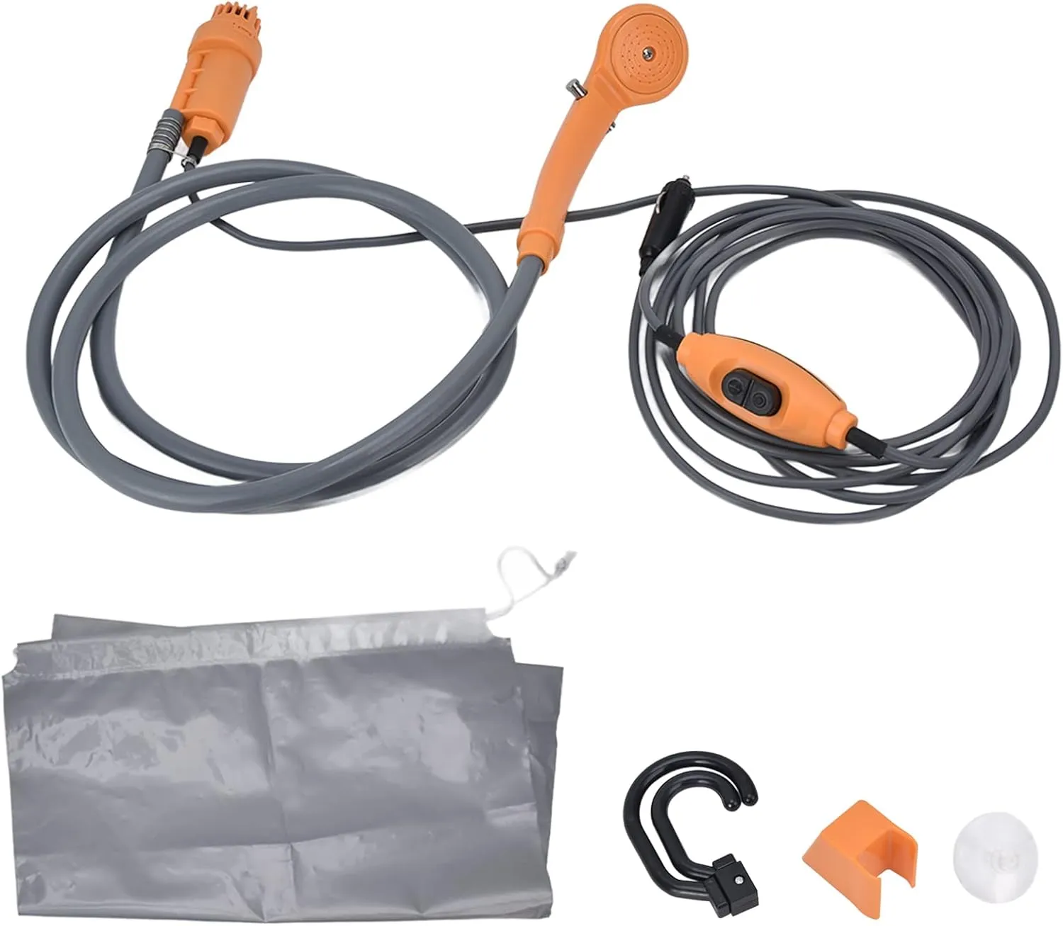 Portable Camping Shower Kit - DC12V Outdoor Shower Kit with Ergonomic Design and Easy Installation