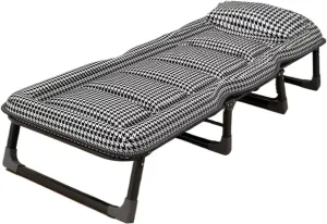 Portable Folding Adult Bed,Adult Folding Bed, Folding Bed with Mattress for Adults, Comfortable Headrest Breathable Fabric Good Load-Bearing, Camping Cot, for Home Outdoor Travel(190 * 70