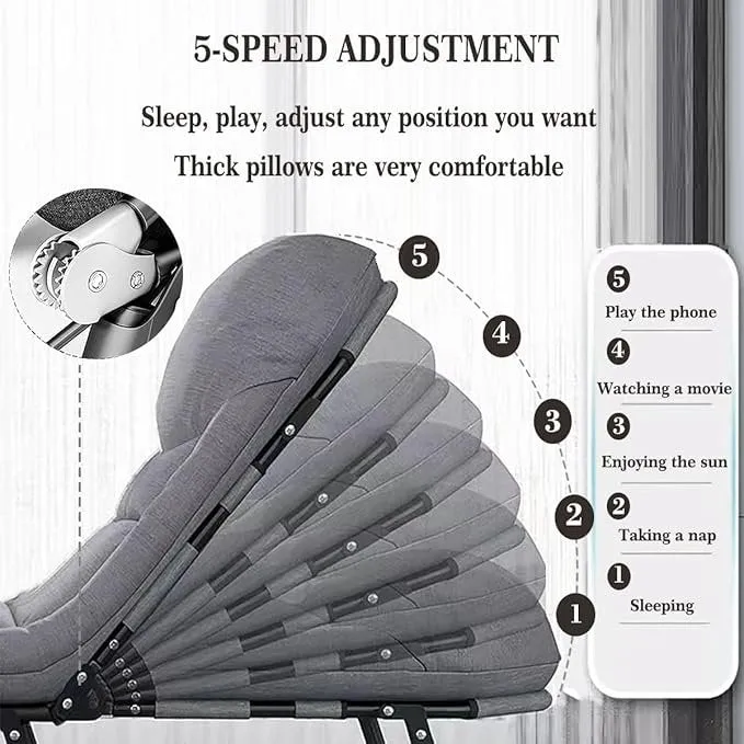 Portable Folding Camping Cot, Camping Cot with Mattress, Comfortable and Breathable Camping Beds for Adults, Outdoor Cot Bed for Traveling