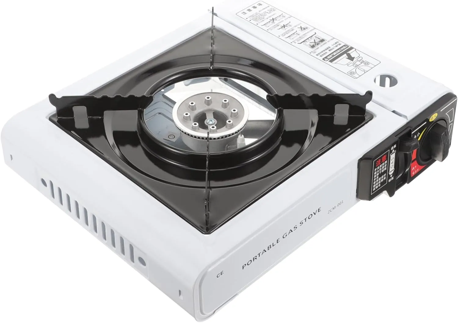 Portable Gas Stove Multi-Function Outdoor Barbecue Burner Windshield Compact Design for Camping Tailgating and Picnics Box Packaging