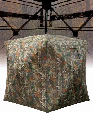 Portable Pop-Up Hunting Blind - 270° See-Through Windows & Silent Door, Waterproof Lightweight Camouflage Tent for Deer Turkey Hunting