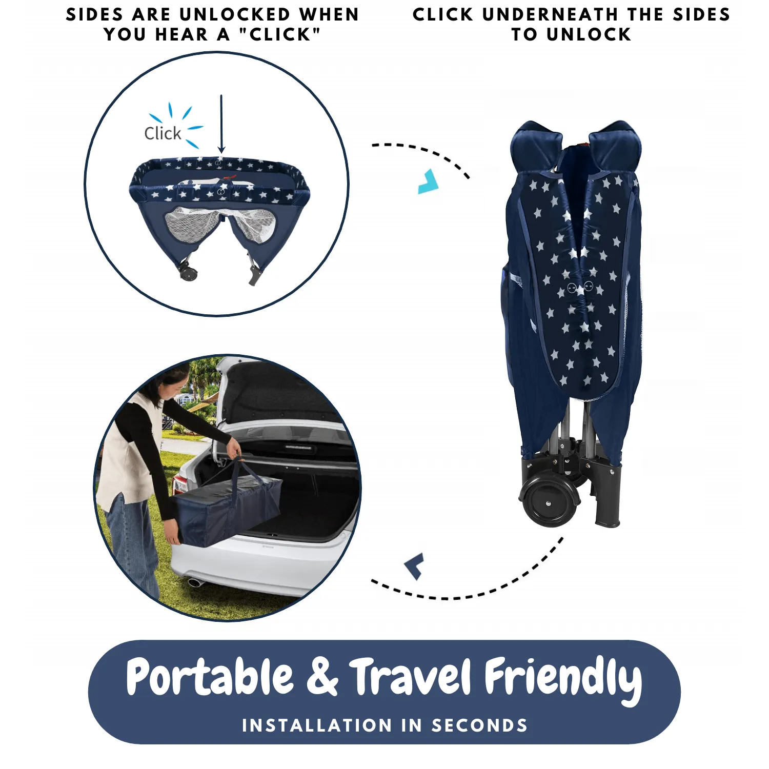 Portable Smart Crib/Cot
