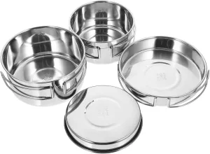 Portable Stainless Steel Cooking Utensils Set Pot Pan Set for Outdoor Camping Hiking Plate Cup