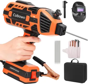Portable Welding Machine 110V 20-120A, IGBT Handheld Welding Machine with 10pcs Rods, Hot Start, Arc Force, Anti-Stick ARC Welder Gun, Current Adjustment - Ideal for Home Repairs, Shop Production