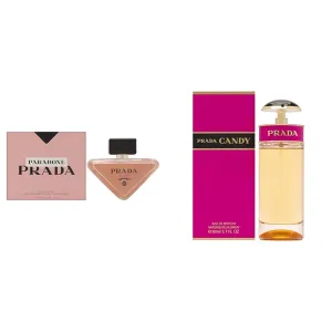 Prada Paradoxe for Women 3.0 oz Eau de Parfum Spray Rechargeable & Candy for Women 2.7 oz Eau de Parfum Spray