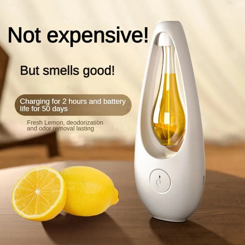 Premium Rechargeable Room Air Freshener Spray – Aromatherapy Essential Oil Diffuser, Hotel & Home Fragrance, Wall-Mounted or Desktop, Humidifier, Sleep Aid, Long-Lasting Scent, Quiet Operation