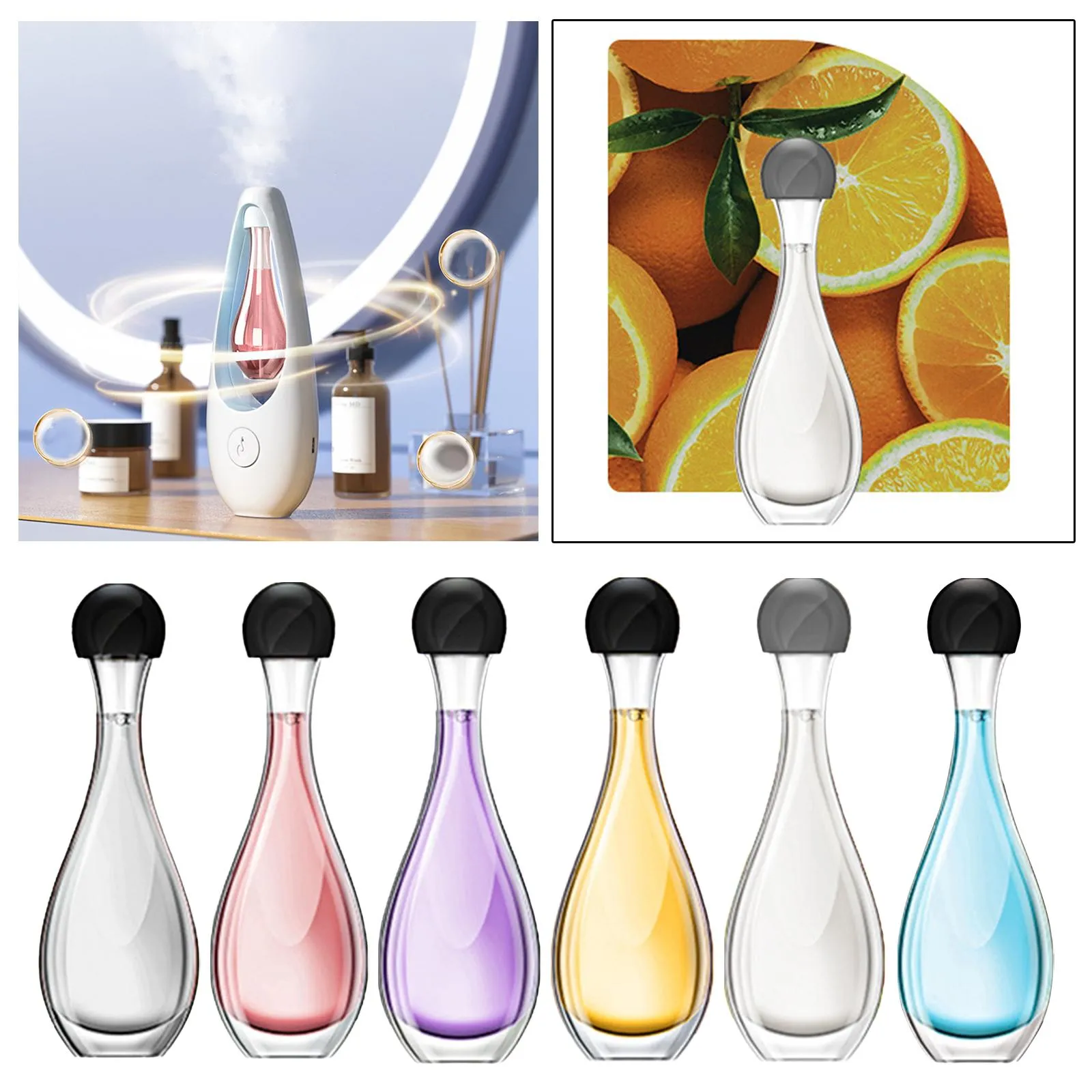 Premium Rechargeable Room Air Freshener Spray – Aromatherapy Essential Oil Diffuser, Hotel & Home Fragrance, Wall-Mounted or Desktop, Humidifier, Sleep Aid, Long-Lasting Scent, Quiet Operation