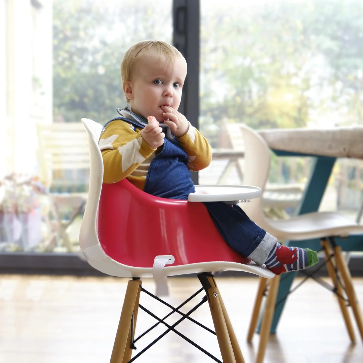 Prince Lionheart bebePOD Flex Plus Baby Seat, Watermelon Red