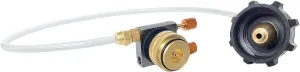 Propane Adapter Hose Propane Refill Adapter Hose Converter Refilling Empty Butane Refuel for Tank, Gas Grill & Griddle(US to Campingaz)