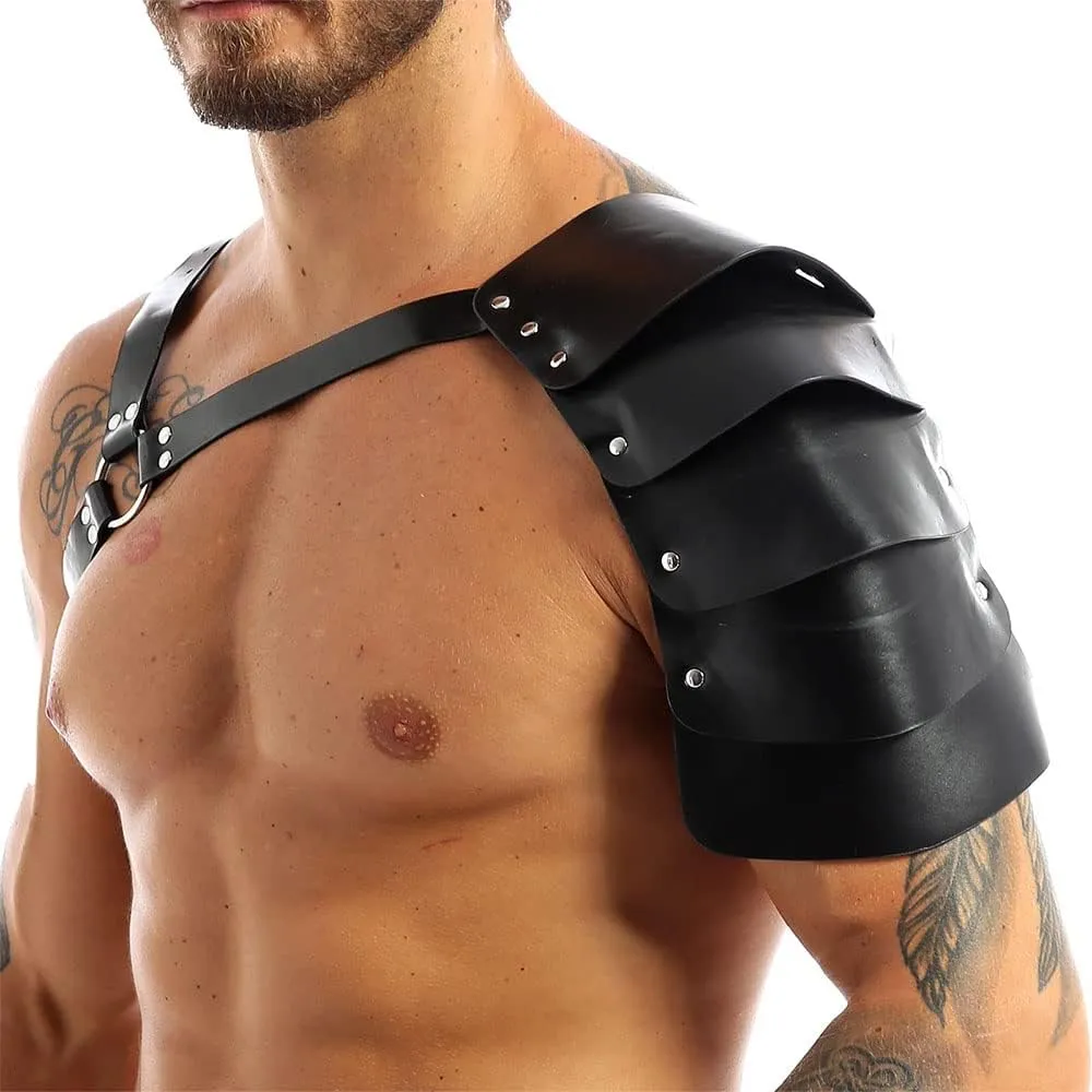 PU Leather Harness For Men Adjustable Buckle Body Chest Garter Belt Cosplay Nightclub Sexy Punk Chest Belt Clubwear