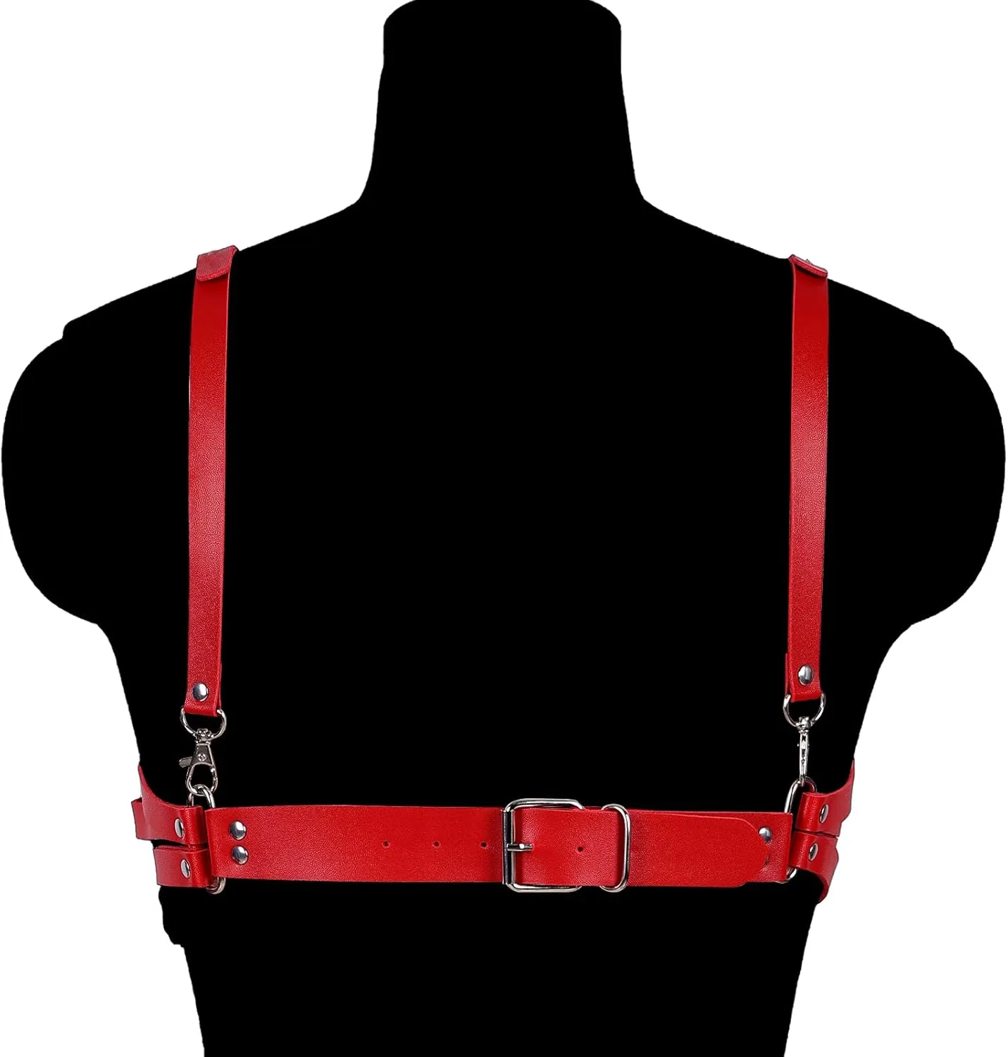 Punk Waist Cage Body Chain Leather Harness Lingerie Body Jewelry Accessories for Women and Girls