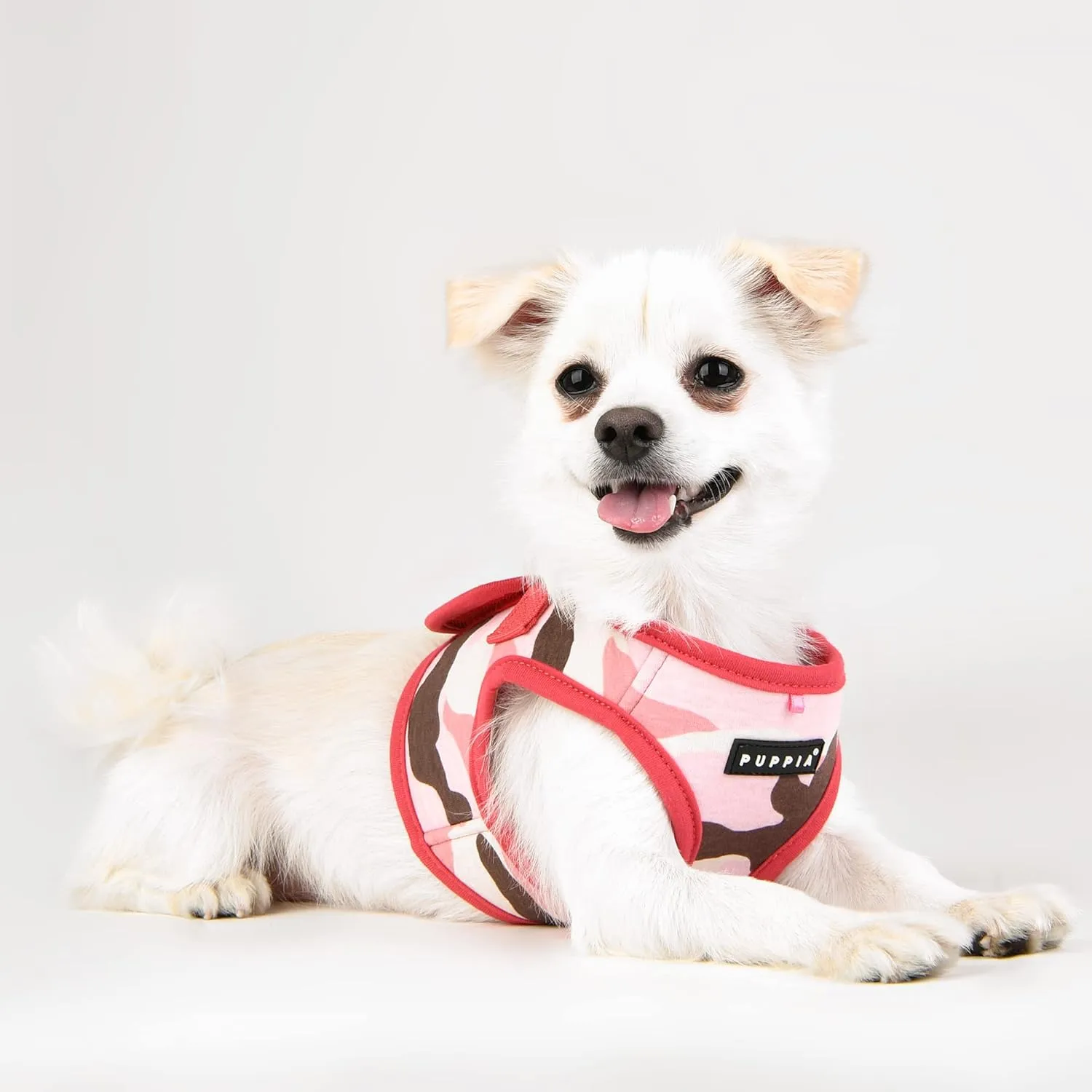 Puppia Lance Harness B - Pink CAMO - S