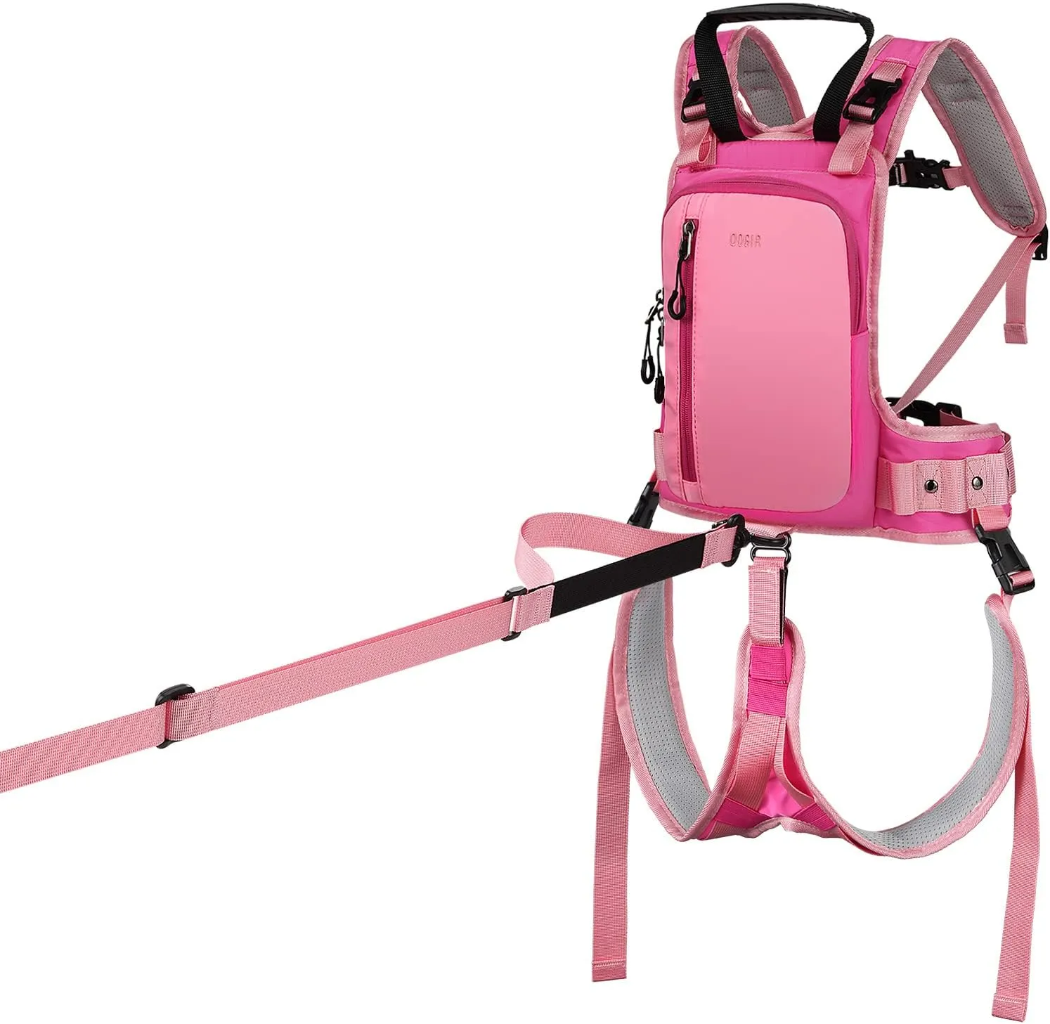 QOGIR Ski Harness for Kids: Teach Your Child The Speed Control of Skiing with Mini Backpack and Adjustable Seat Harness