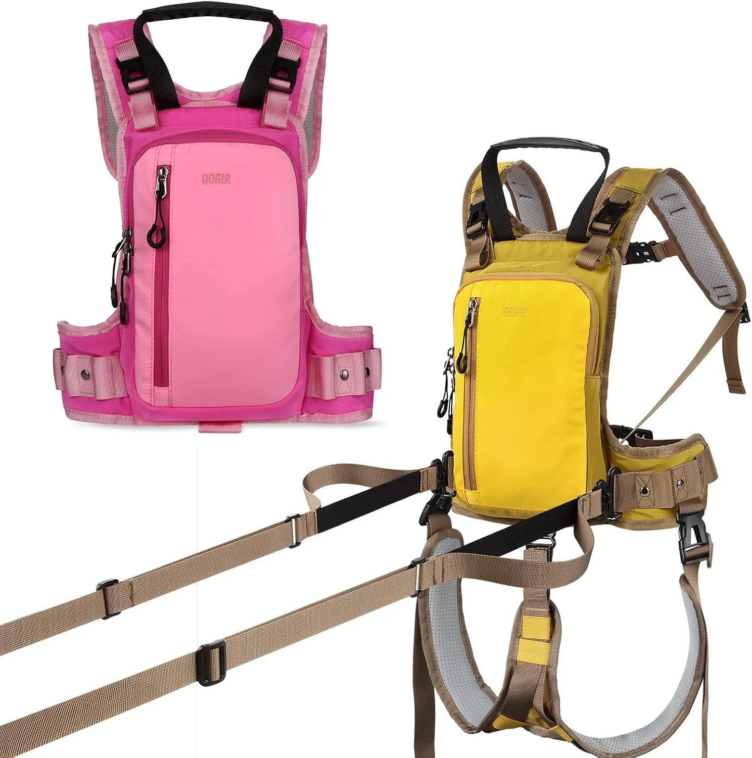 QOGIR Ski Harness for Kids: Teach Your Child The Speed Control of Skiing with Mini Backpack and Adjustable Seat Harness