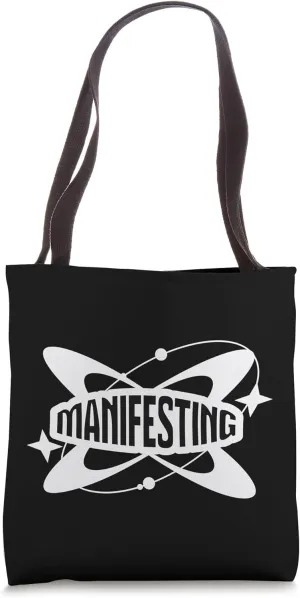 Quantum Manifesting Law of Attraction Atomic Manifest LOA Tote Bag