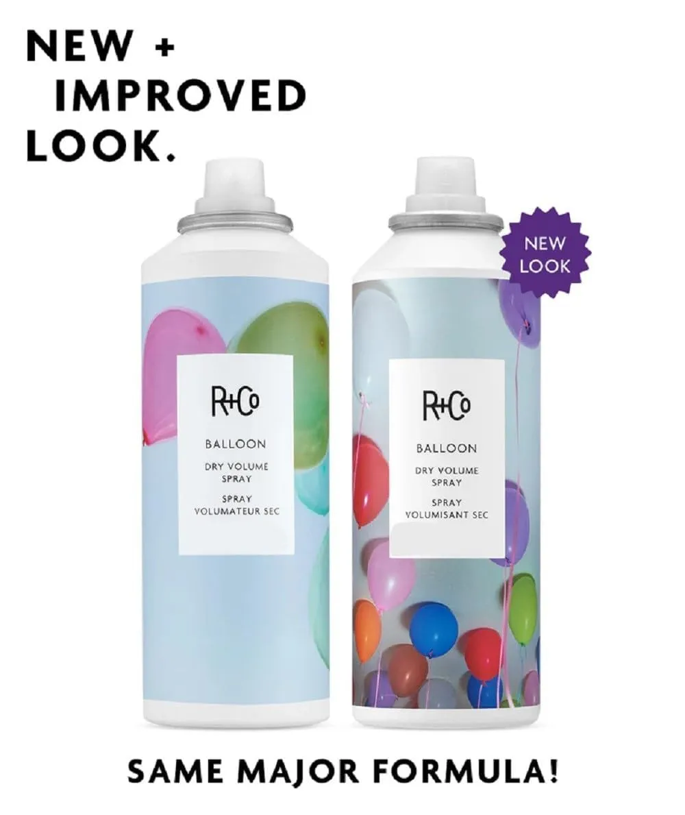 R Co Balloon Dry Volume Hair Spray | Adds Instant Volume   Texture   Finish   Hold | Long-Lasting, Ultra-Light |