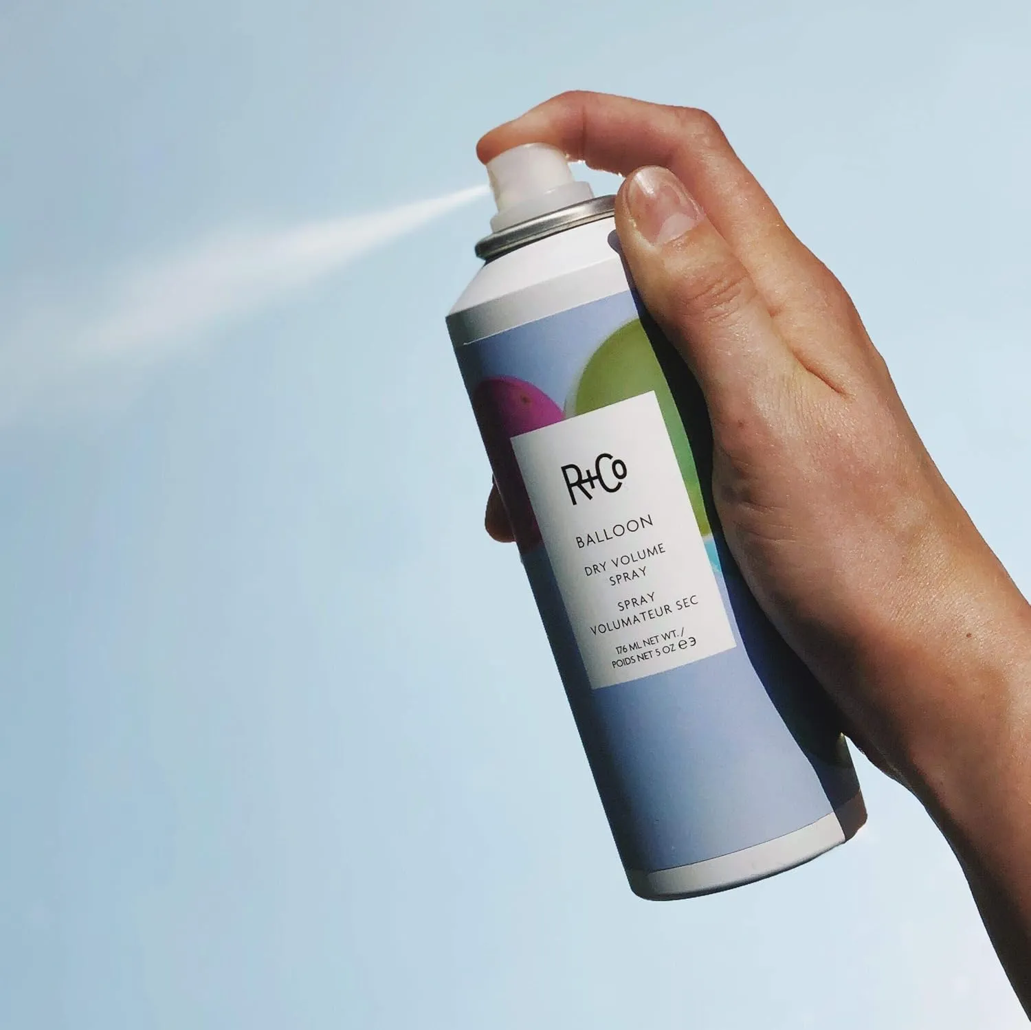 R Co Balloon Dry Volume Hair Spray | Adds Instant Volume   Texture   Finish   Hold | Long-Lasting, Ultra-Light |