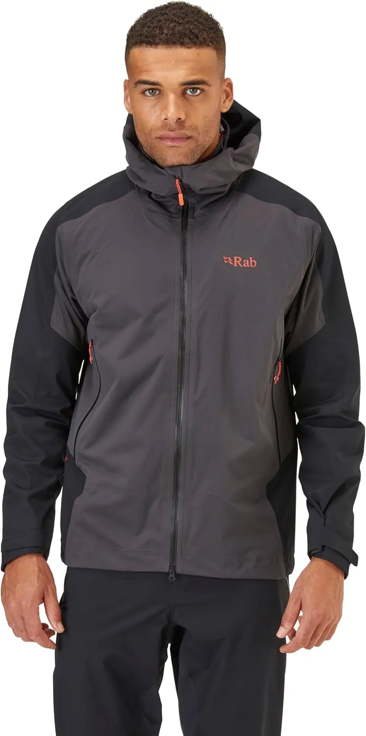 Rab Men's Kinetic Alpine 2.0 Jacket - Waterproof Breathable Coat for Skiing & Mountaineering