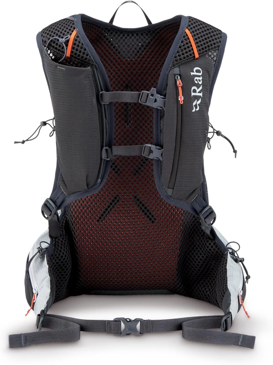 Rab Nitron Lightweight Hydration Pack - Comfortable Daypack for Hiking, Trekking, & Trail Running - Dark Pewter/Anthracite - 18-Liter (Back Length - Medium)