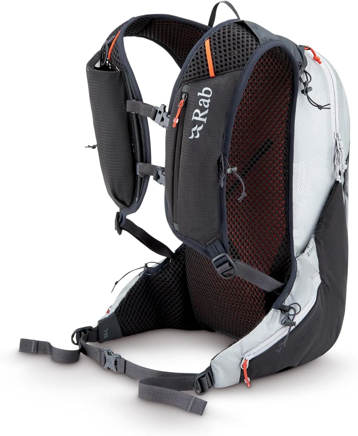 Rab Nitron Lightweight Hydration Pack - Comfortable Daypack for Hiking, Trekking, & Trail Running - Dark Pewter/Anthracite - 18-Liter (Back Length - Medium)