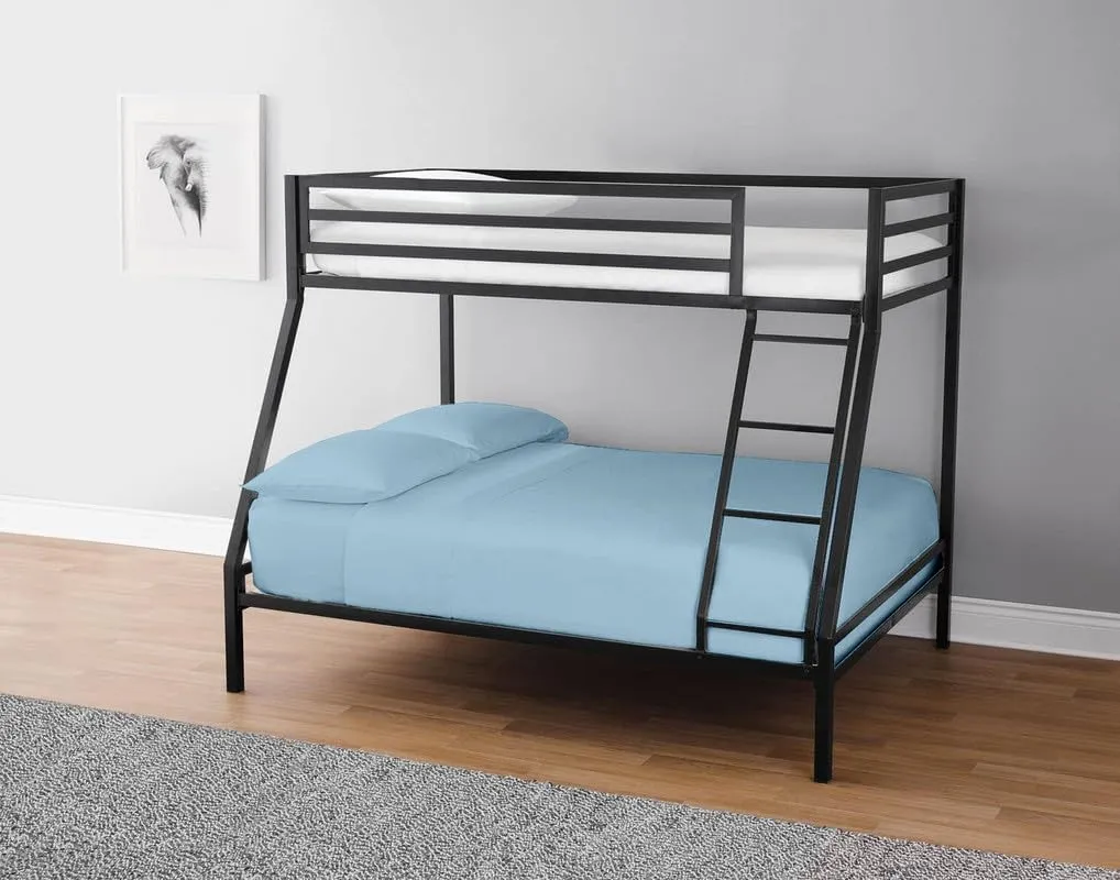 Rajlinen Cot Sheet Set 33" X 75", 4-Piece Premium Cotton Bedding, Deep Pocket Fits Up to 8" Mattress, Perfect for Narrow Twin, RV Bunk, Camp Bed, Folding Cot, Guest Bed, Light Blue